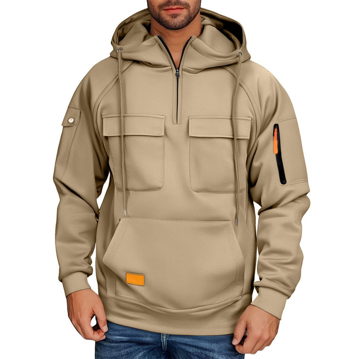 Herren Alltags-Hoodie mit praktischen Taschen Echoarchiv
