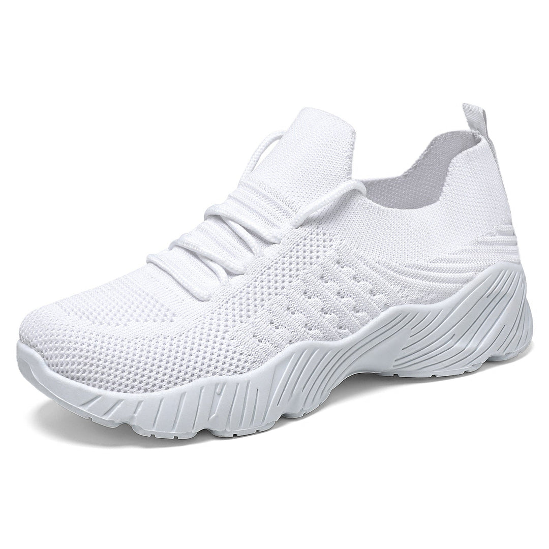 Damen Atmungsaktive sportliche Sneaker mit elastischem Obermaterial Echo Archiv