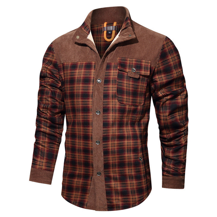 Herren Karierte Hemdjacke Echo Archiv