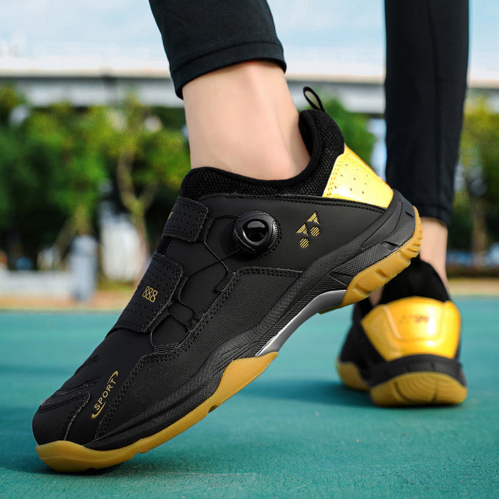 Unisex leichte atmungsaktive Indoor-Tennisschuhe mit stabiler nicht abfärbender Sohle und stoßdämpfung – Tavélo