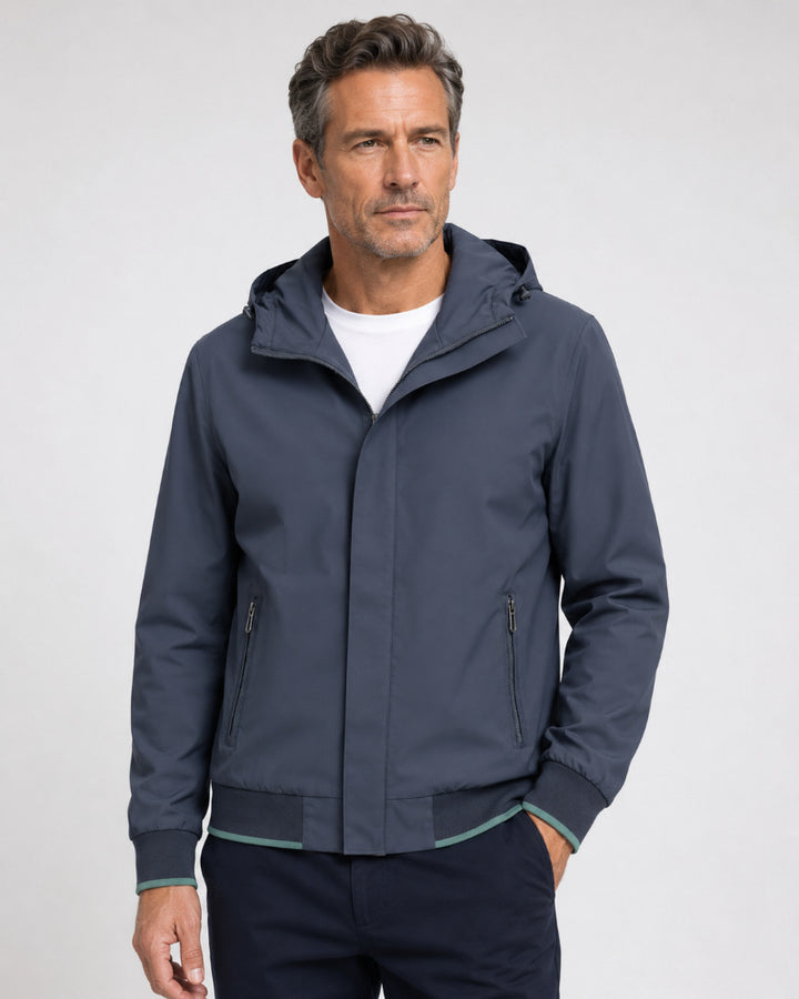 Herren Leichte Übergangsjacke mit Kapuze Echo Archiv