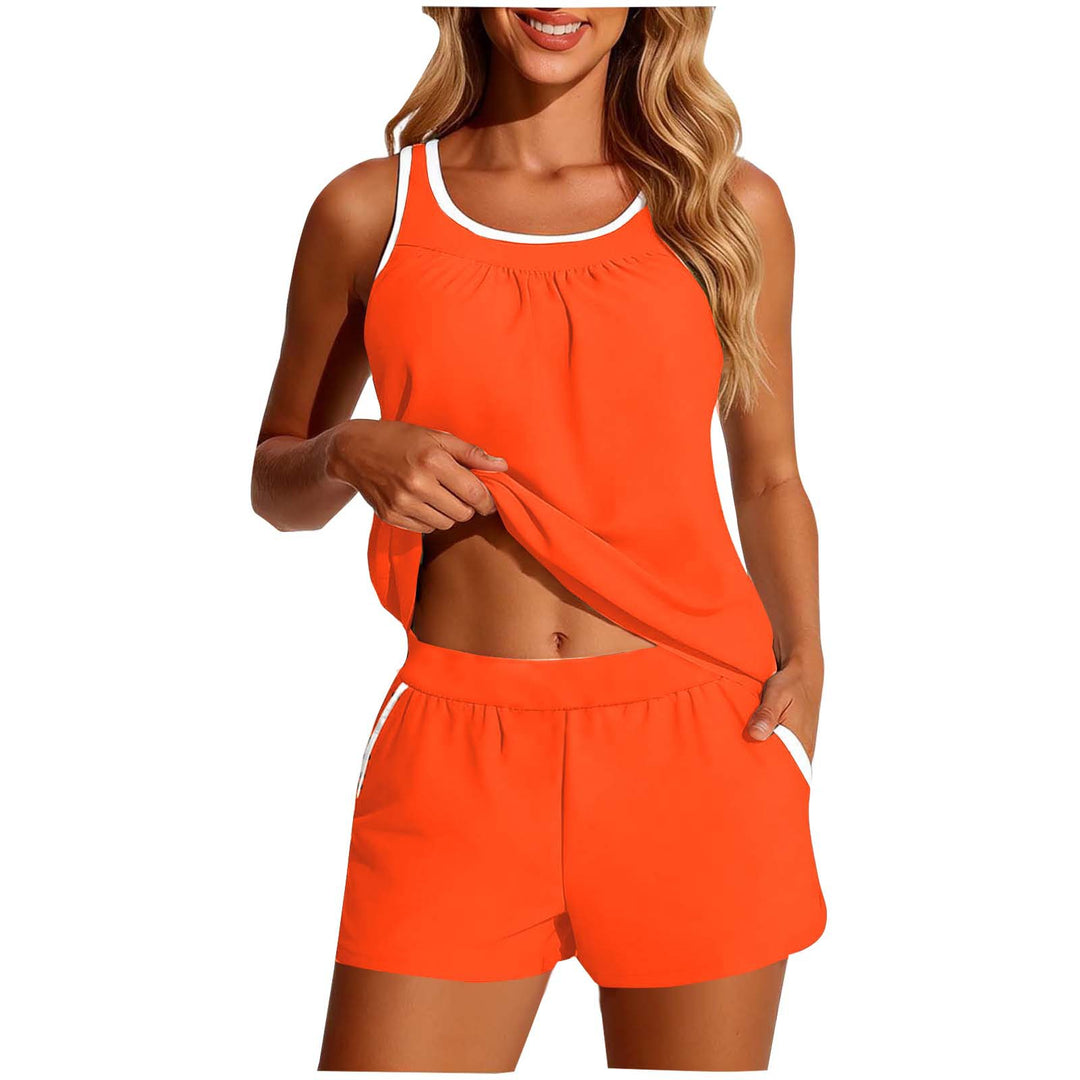 Damen Sportliches Tank-Top mit Shorts Echo Archiv