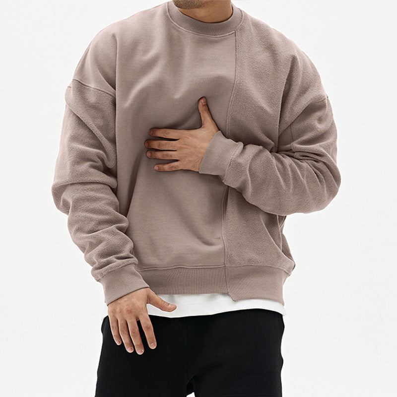 Herren Bequemer Sweatshirt mit modernem Schnitt und hohem Kragen Echoarchiv