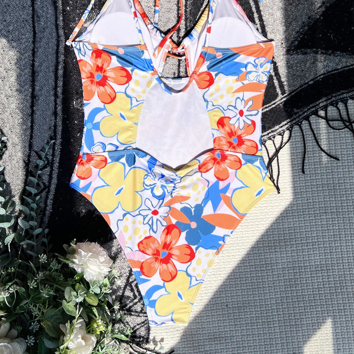 Damen Floral Design Einteiler Badeanzug Echo Archiv