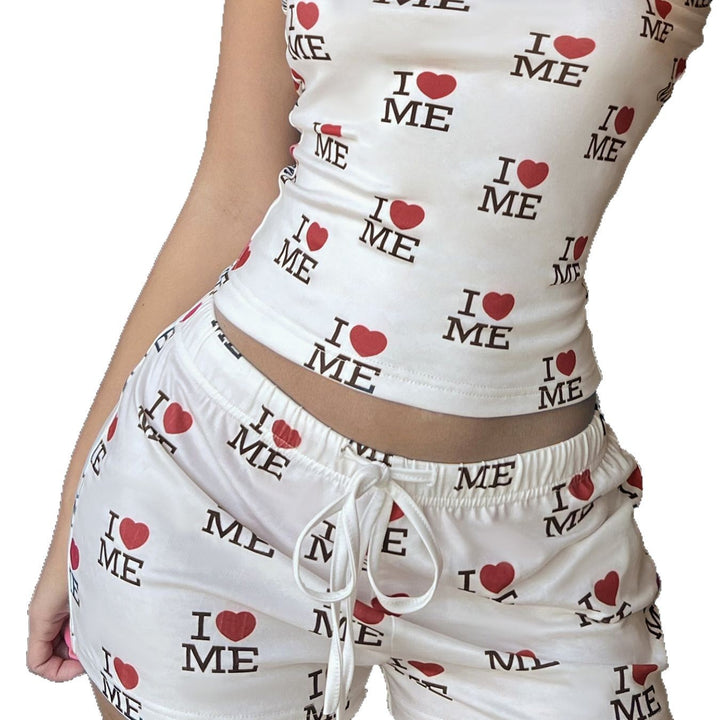 Damen Bandeau-Top mit modischem Druck Echo Archiv