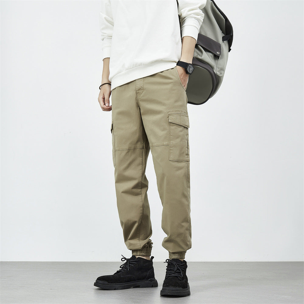 Herren Cargo-Hose mit elastischem Bund und verstellbarem Gurt Echoarchiv