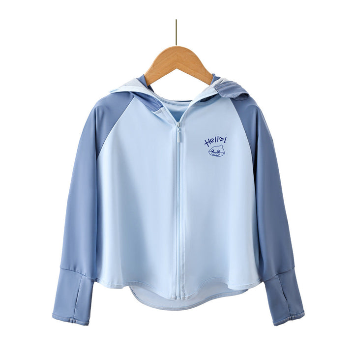 Jungen atmungsaktive Kapuzenjacke mit UV-Schutz Echo Archiv
