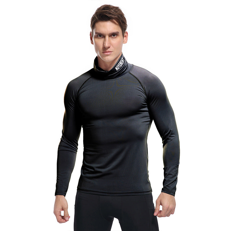 Herren Kompressionsshirt mit hohem Kragen Echoarchiv
