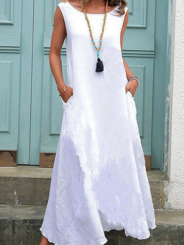 Damen Maxikleid mit praktischen Seitentaschen und komfortablem Schnitt Echo Archiv
