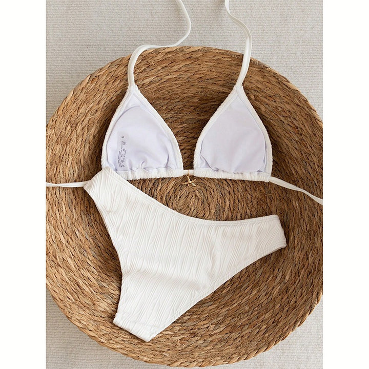 Damen Triangel-Bikini mit raffinierter Rippstruktur Echo Archiv