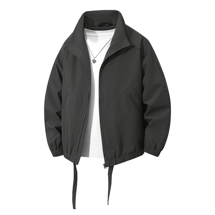 Herren leichte Freizeitjacke mit elastischen Bündchen und praktischen Taschen Echoarchiv