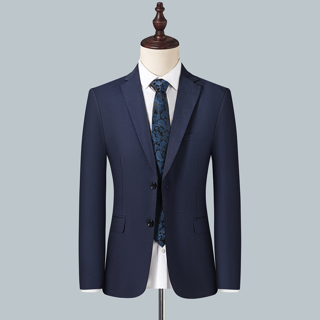 Herren Schmal geschnittenes City-Sakko mit minimalistischem Revers und eleganten Pattentaschen – Tianoro