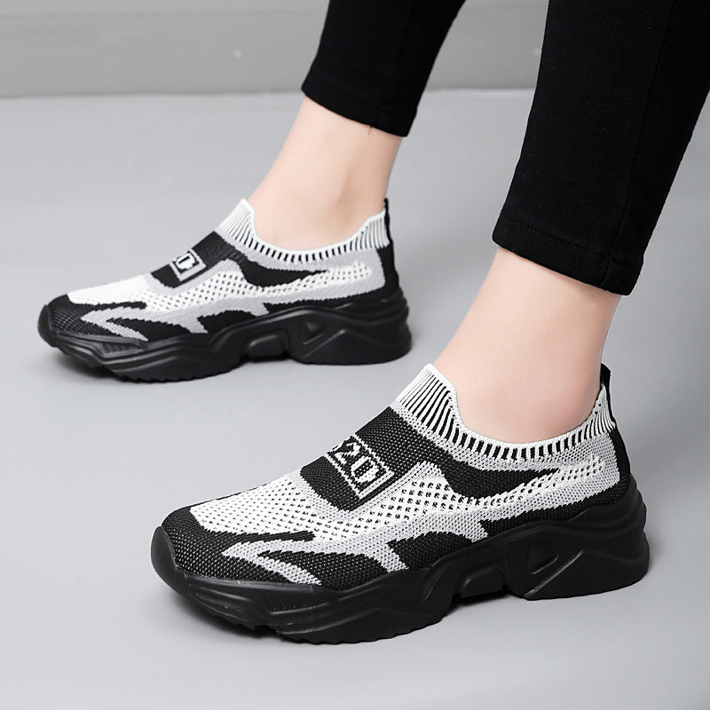 Damen nan nahtloser Strick-Sneaker mit sockenartigem Einstieg und geformter Komfortsohle Echo Archiv