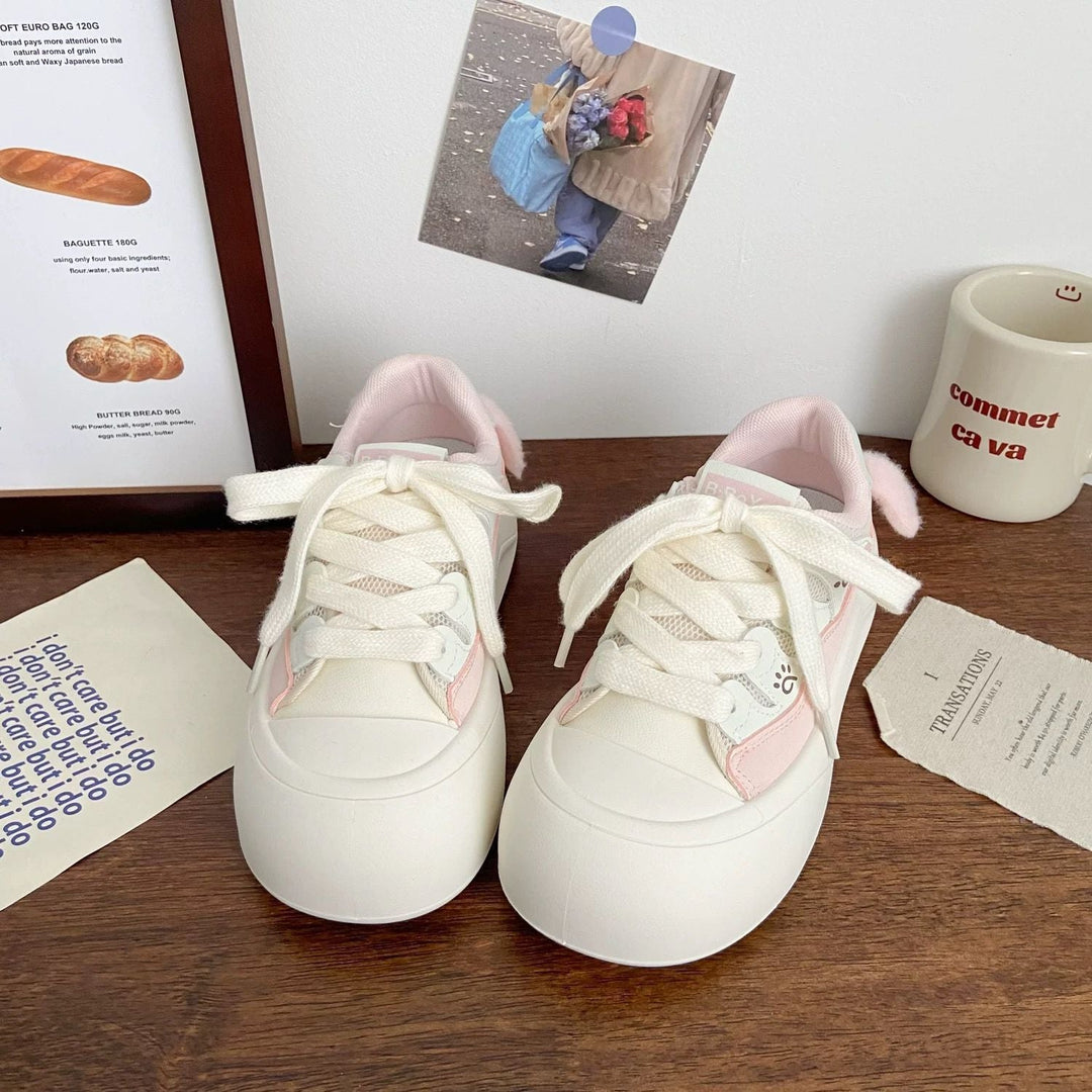 Damen Trendy Sneakers mit süßen Dekorationen und komfortabler Dämpfung Echo Archiv