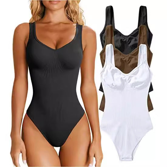 Damen Body mit spaghettiträgern und figurbetontem Schnitt Echo Archiv