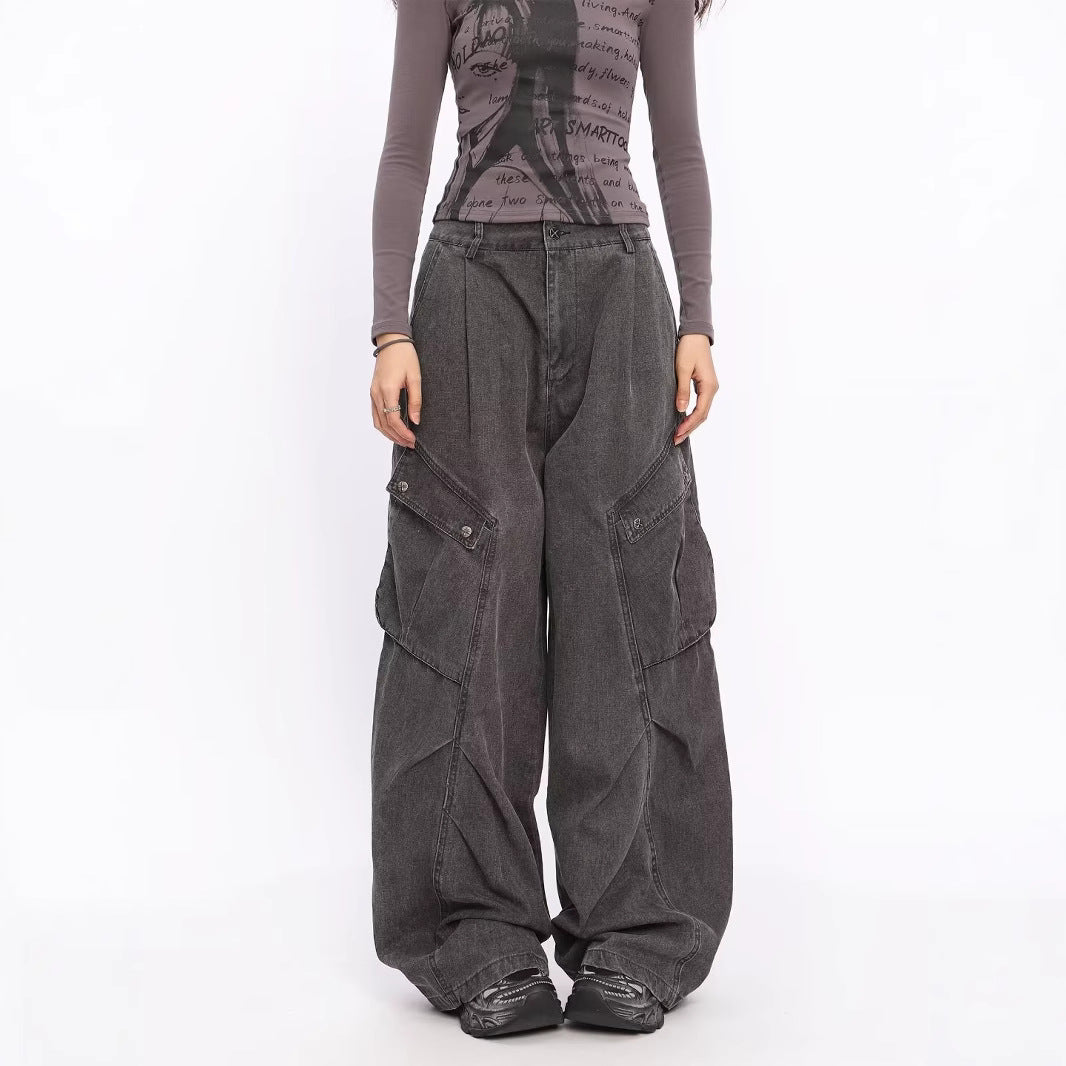 Damen Übergrößen Cargo-Jeans Echoarchiv