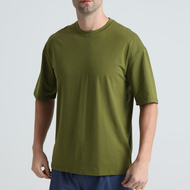 Herren Bequemes Loose-Fit T-Shirt aus hochwertiger Baumwolle Echoarchiv