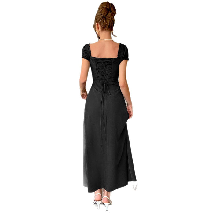 Damen Maxi-Kleid mit charmanten Rüschendetails und schmeichelndem Schnitt Echo Archiv