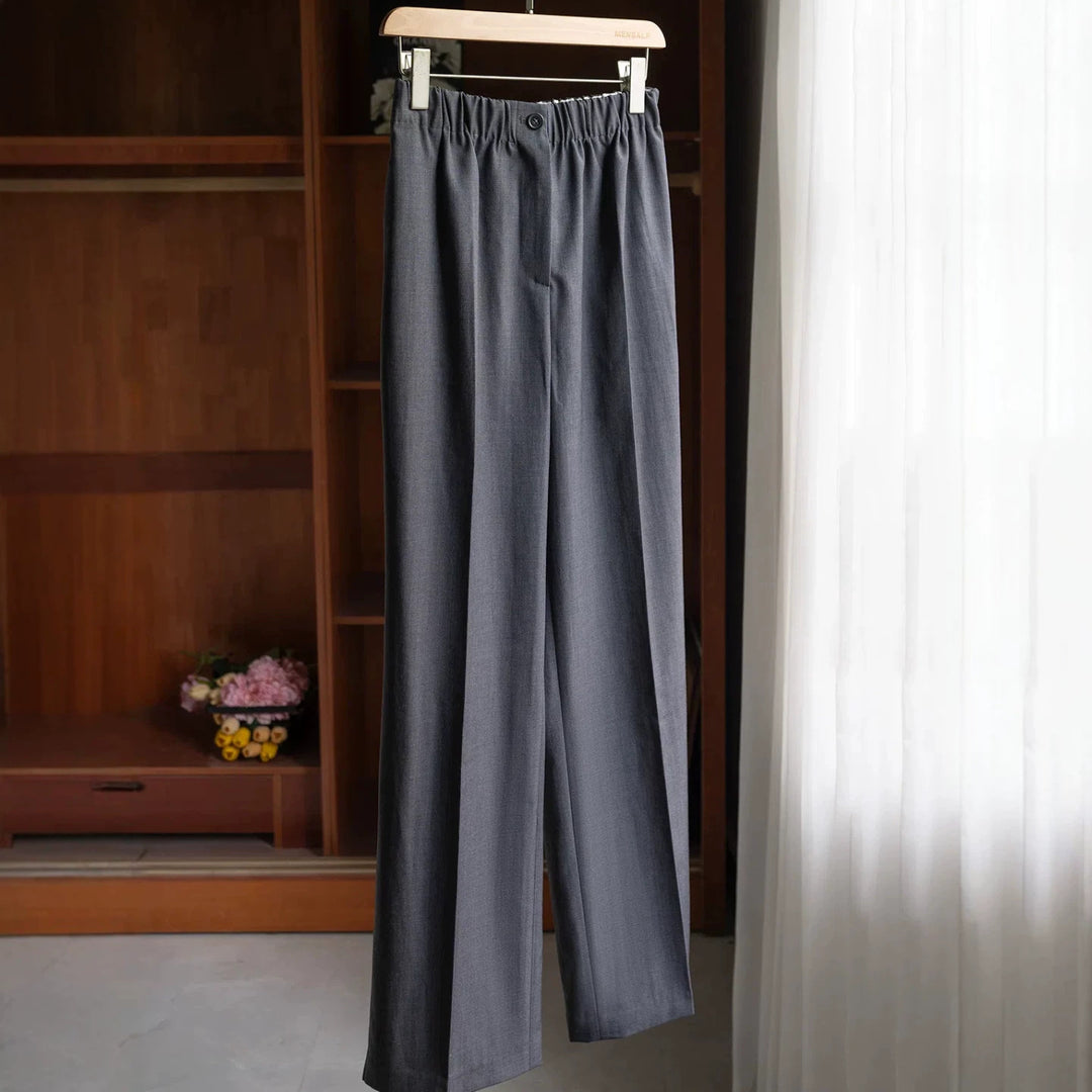 Damen Elegante und lockere Stoffhose Echoarchiv