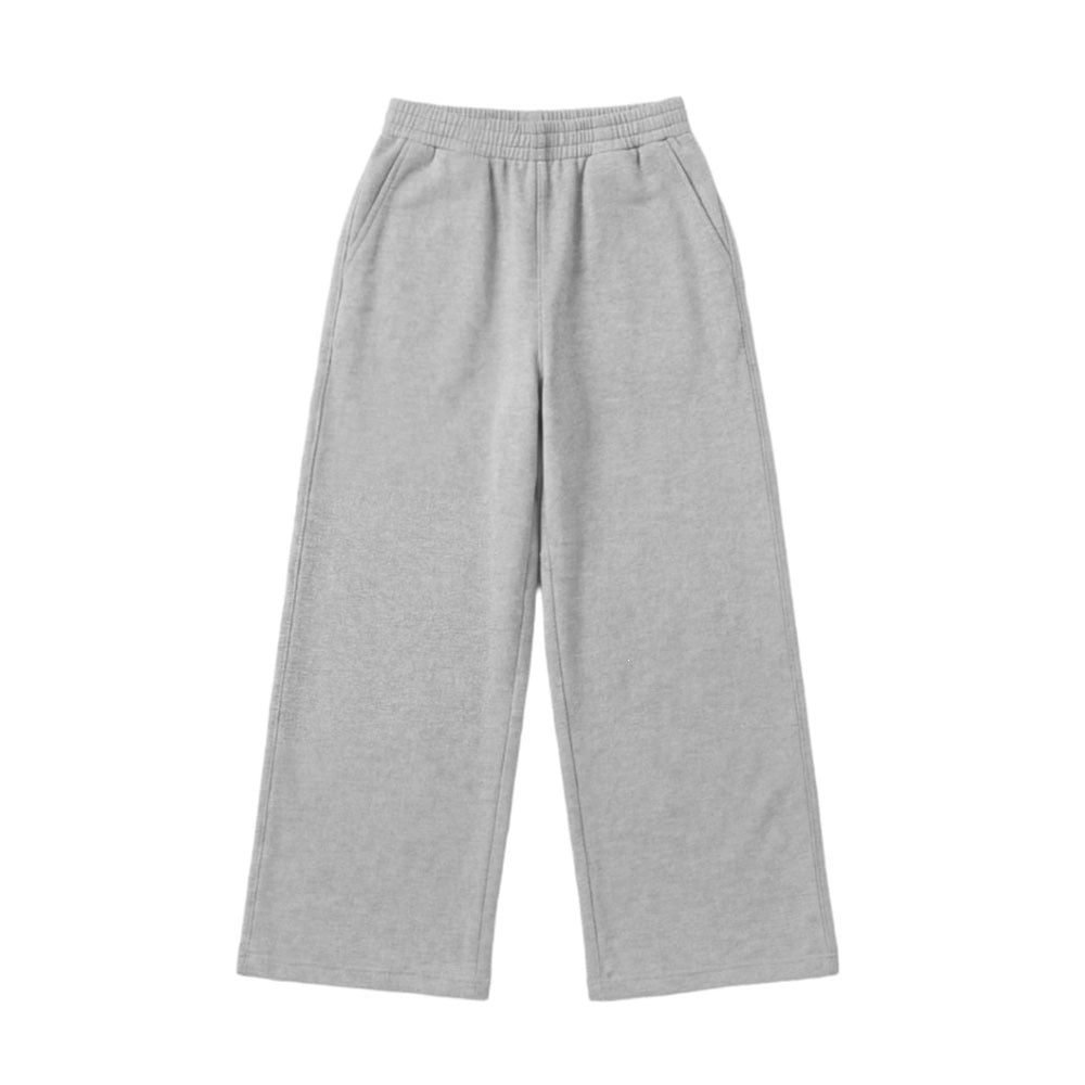 Damen Wide‑Leg Relaxhose mit hohem Komfortbund, seitlichen Eingrifftaschen und weichem Fleece-Innenfutter – Avélisse