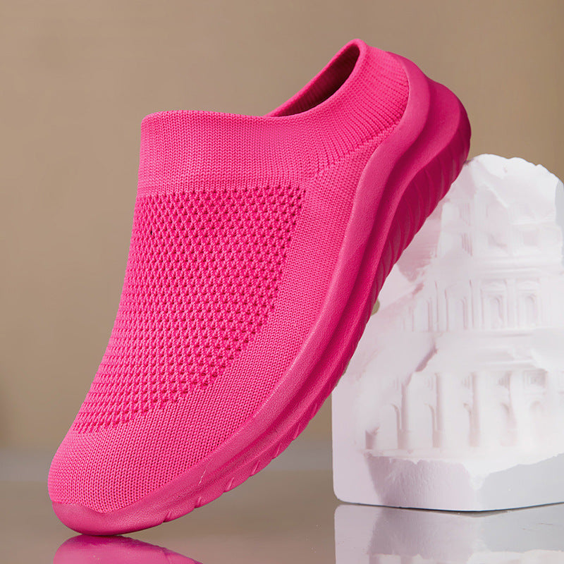 Damen nan Slip-On-Stricktrainer mit sockenhaftem Schaft und ergonomischer Dämpfungssohle Echo Archiv