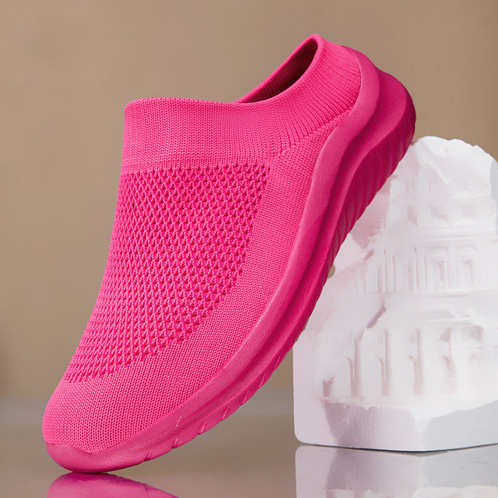 Damen nan Slip-On-Stricktrainer mit sockenhaftem Schaft und ergonomischer Dämpfungssohle Echo Archiv
