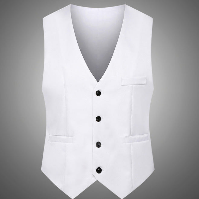Herren Elegante Business-Weste mit V-Ausschnitt und taillierter Silhouette Echo Archiv