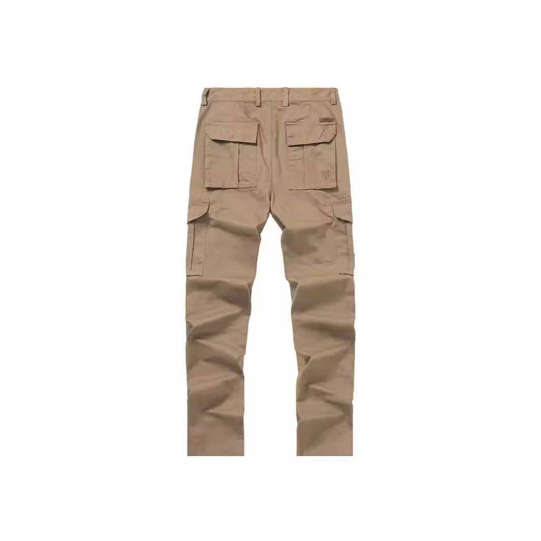 Herren Cargohose im Slim-Straight Schnitt mit Mehrfach‑Taschen und verstärkten Knien Echoarchiv