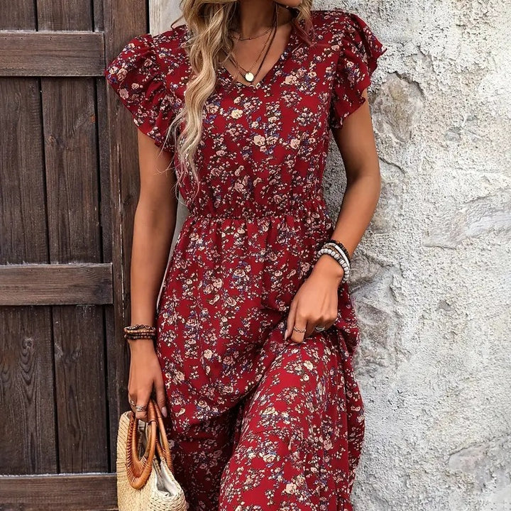 Damen Midikleid mit floralem Design Echo Archiv