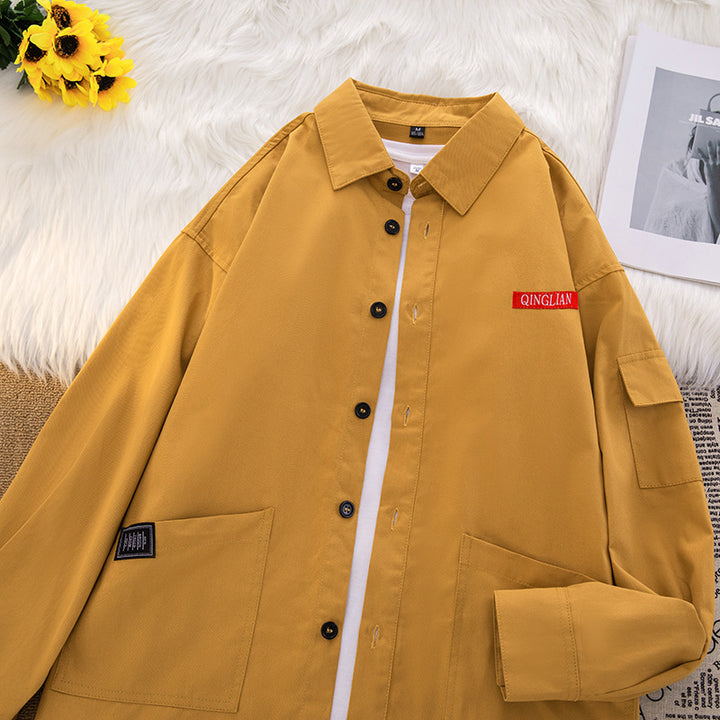 Herren lässige Utility-Jacke mit praktischen Taschen und modernem Schnitt Echoarchiv