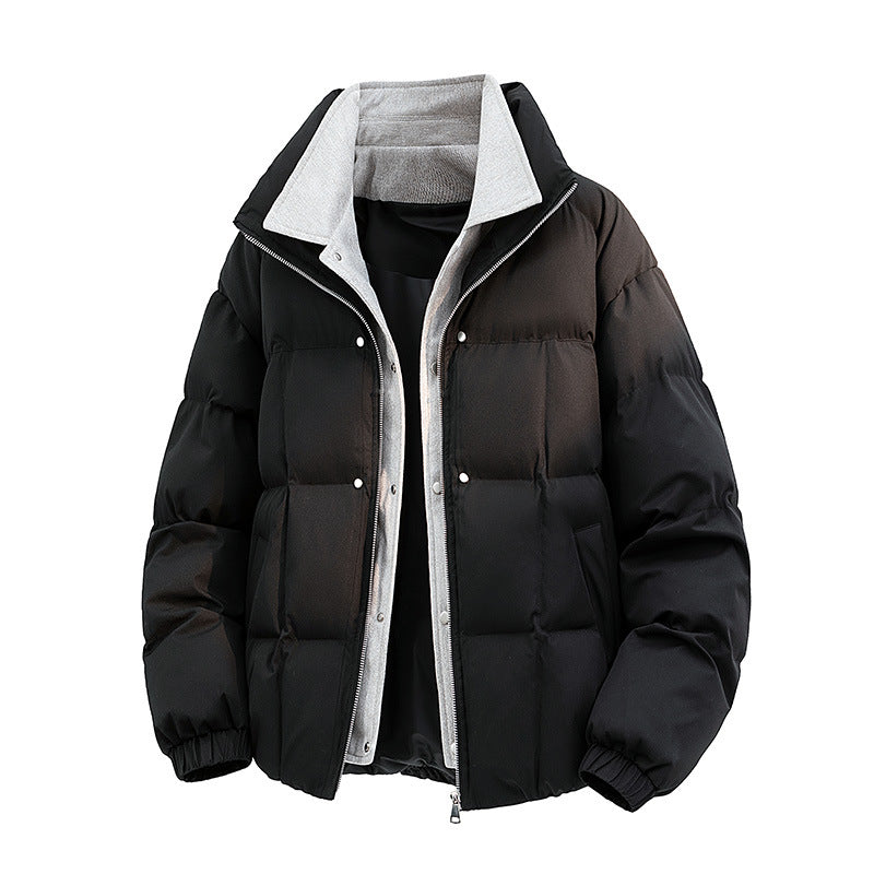 Herren Gepolsterte Steppjacke mit Thermofutter und hohem Kragen Echo Archiv