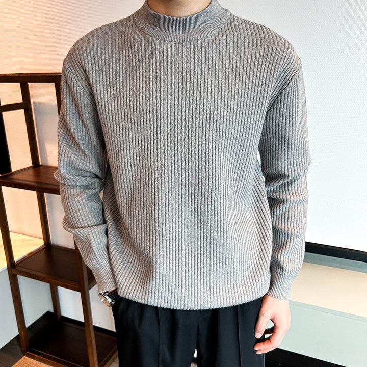 Herren Gemütlicher Rippenstrickpullover – Norvane