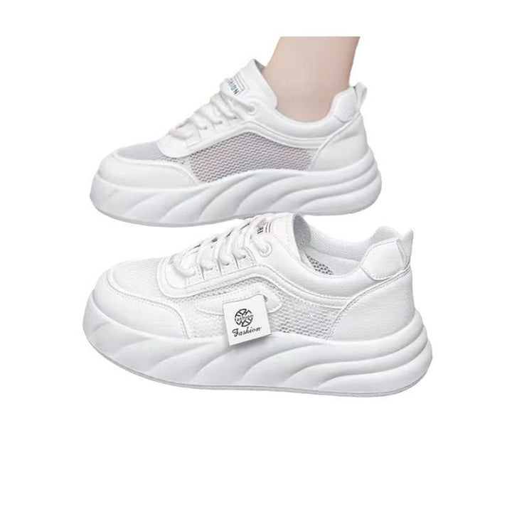 Damen Komfortable und trendige Sneakers mit atmungsaktivem Mesh und dicker Sohle Echo Archiv