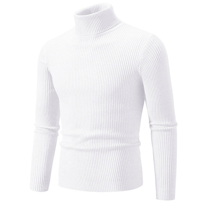 Herren feiner Rollkragenpullover aus langlebigem Strickmaterial Echoarchiv