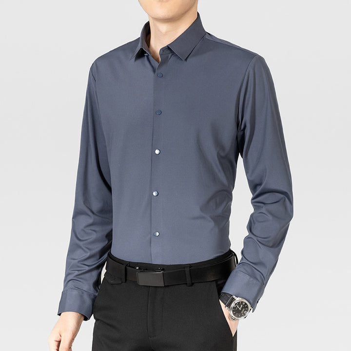 Herren Elegantes und Bequemes Langarmhemd Echoarchiv