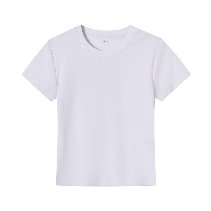 Damen Basic T-Shirt mit Rundhalsausschnitt und atmungsaktivem Material Echo Archiv
