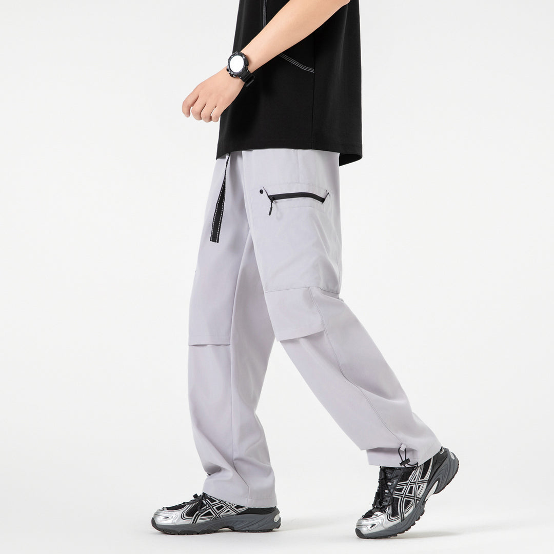 Damen Weite Utility-Cargohose mit verstellbarem Beinabschluss und Multifachtaschen Echo Archiv