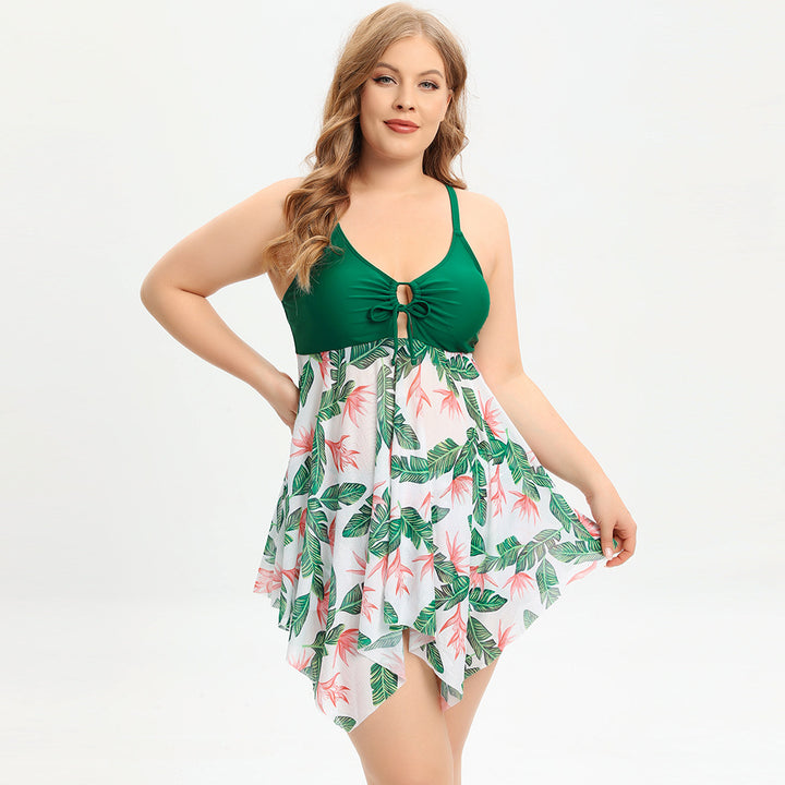 Damen Badekleid mit floralem Rock Echo Archiv