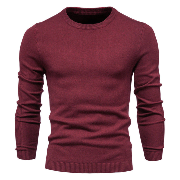 Herren Rundhals Pullover aus hochwertiger Baumwolle – Norvane