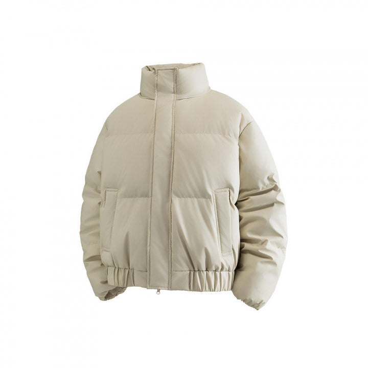 Damen Gekürzte Puff‑Steppjacke mit hohem Stehkragen, elastischem Bund und verdeckter Reißverschlussleiste Echo Archiv