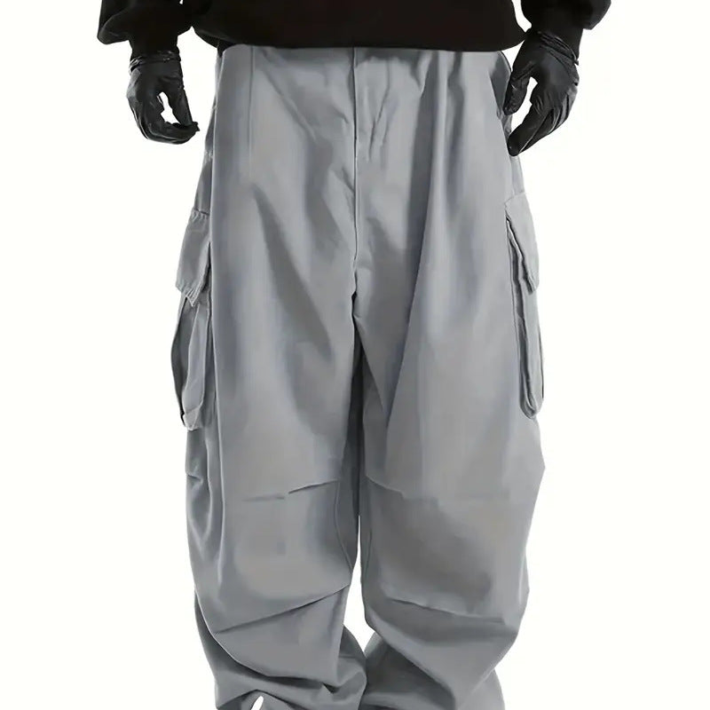 Herren Baggy-Cargo-Hose mit übergroßer Passform, elastischem Tunnelzugbund & mehrfachen Klappfächern Echo Archiv