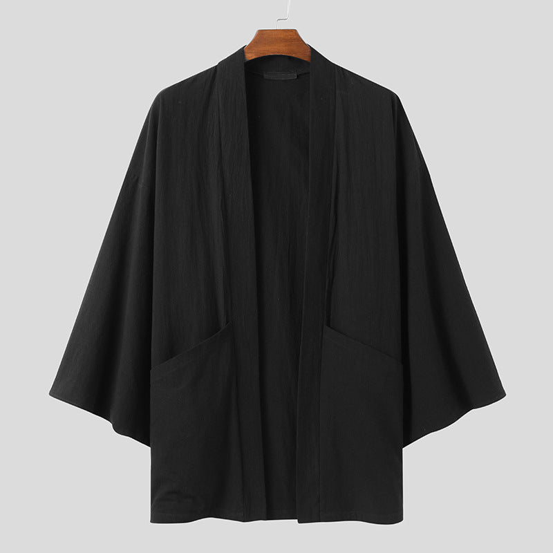Damen Kimono-Jacke mit modernen Schnitt und praktischen Taschen Echoarchiv