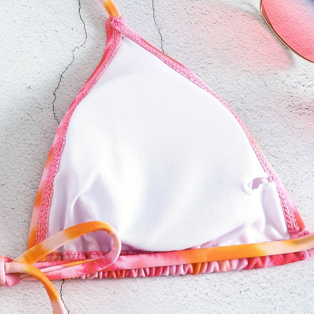 Damen Triangel-Bikini Set mit Wickelrock Echo Archiv
