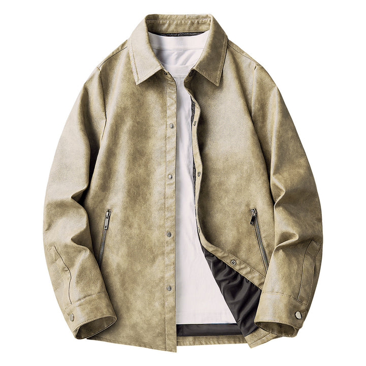 Herren Modische Lederjacke 1787797546 – Valtoré