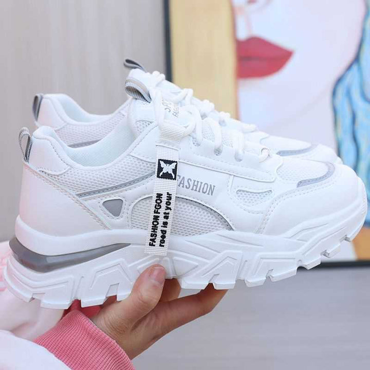 Damen modische Chunky Sneakers mit atmungsaktivem Mesh-Obermaterial und verstärkter Sohle Echo Archiv