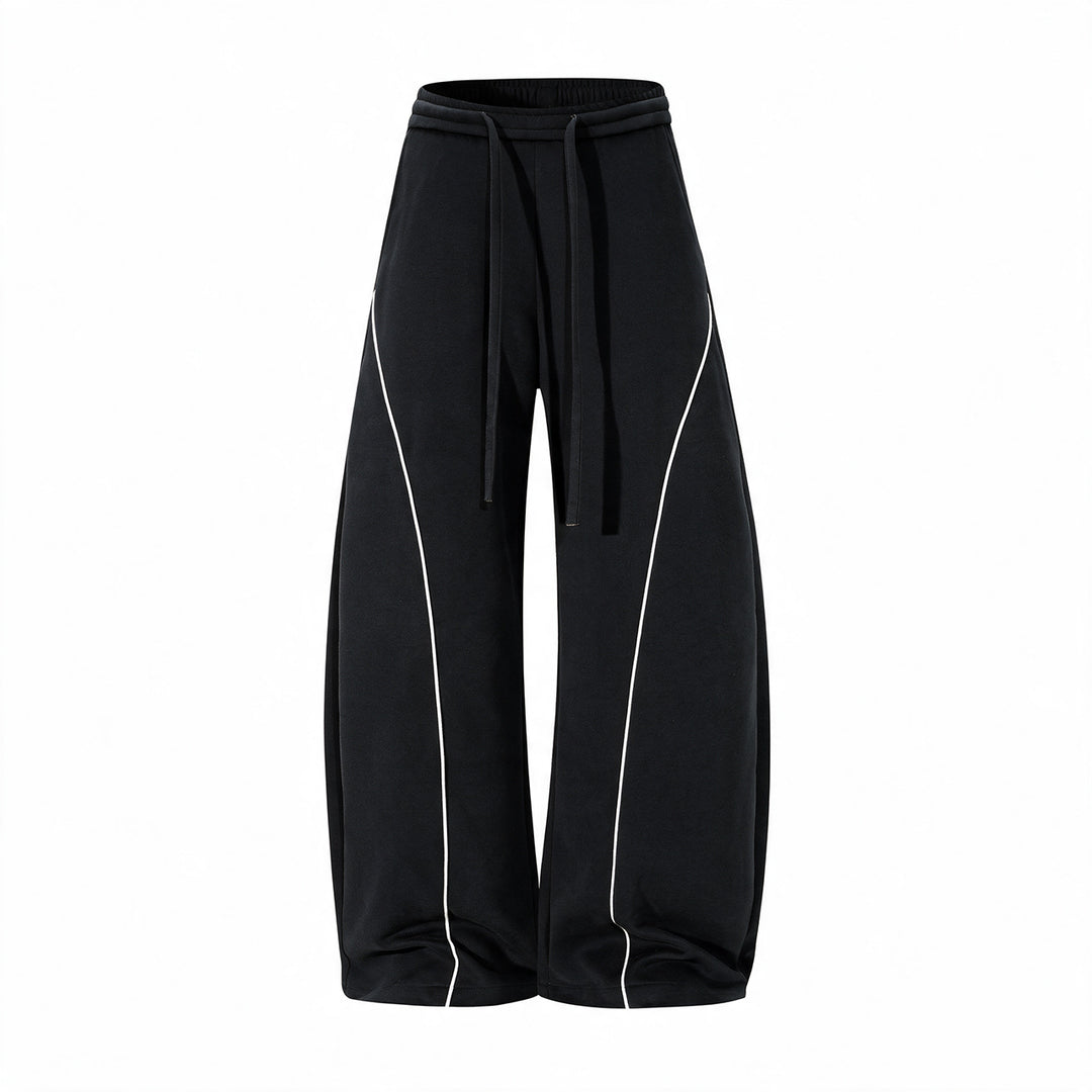 Herren Bequeme Sport-Jogginghose mit elastischem Bund und Kontraststreifen Echo Archiv