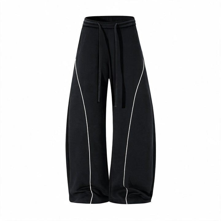 Herren Bequeme Sport-Jogginghose mit elastischem Bund und Kontraststreifen Echo Archiv