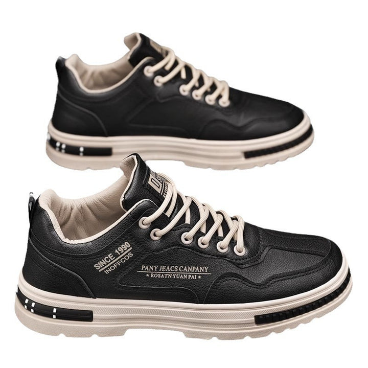 Herren modischer Freizeit‑Sneaker mit dicker Plateausohle, gepolstertem Schaft und verstärkter Zehenkappe – Norré
