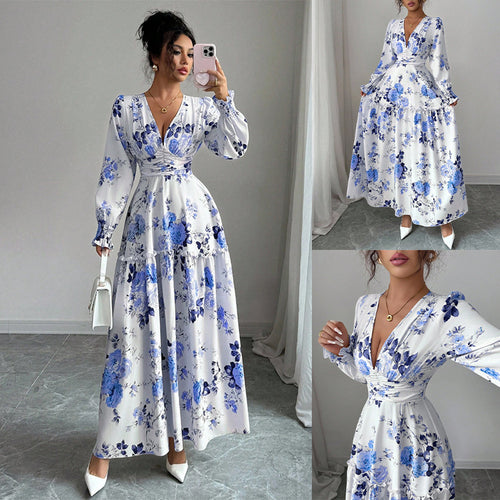 Damen Maxikleid mit floralen Details Echo Archiv