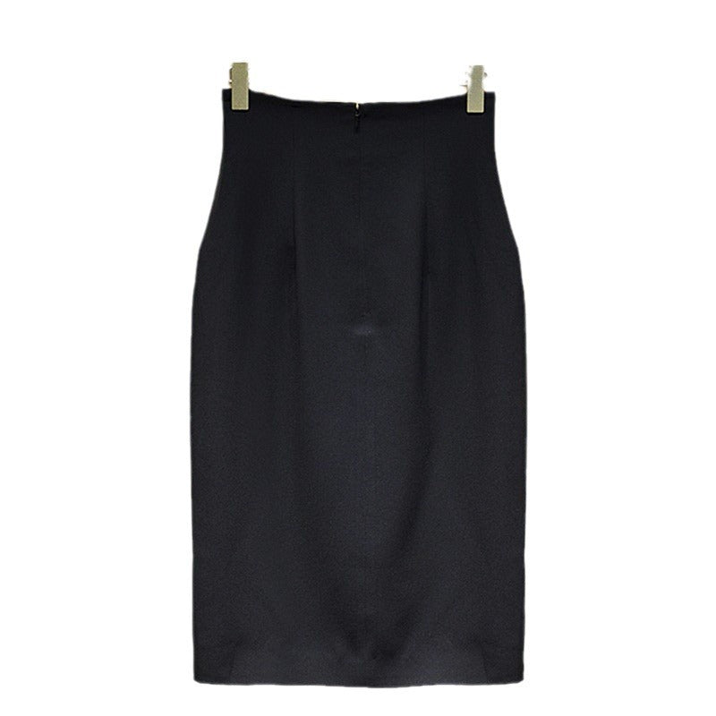 Damen Eleganter Bleistiftrock mit Knopfdetails Echoarchiv